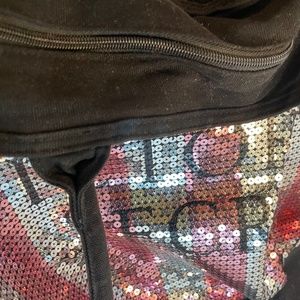 Pink Sequined Victoria’s Secret Tote Bag